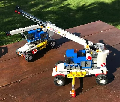 Crane From LEGO City Train Set 60198 With MOC Custom Wheeled Base/tower Truck • $40