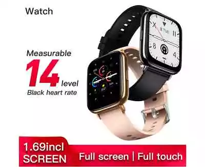 $79.99 • Buy Smart Watch Bluetooth Blood Pressure Heart Rate IP67 Waterproof For IOS Android