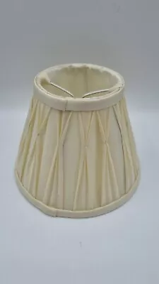 Laura Ashley Small Clip On Pleated Lampshades Table Lamp Cream Ivory • $23.87