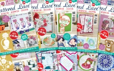 BRAND NEW Tattered Lace Magazines **  CLEARANCE ** FREE DIES & FREE P&P! • £7.49