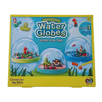 Creativity For Kids Make Your Own Water Globes - Under The Sea Snow Globes -New • $22.09