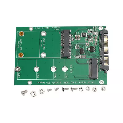 M.2 NGFF MSATA SSD Hard Drive ToTA 3 Adapter PCI-E Card Board Converter • $13.89