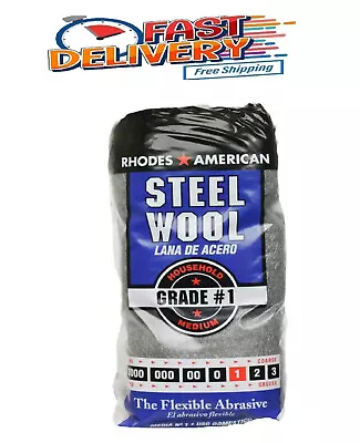 Homax Medium Grade #1 Steel Wool (12-Pad) • $6.98