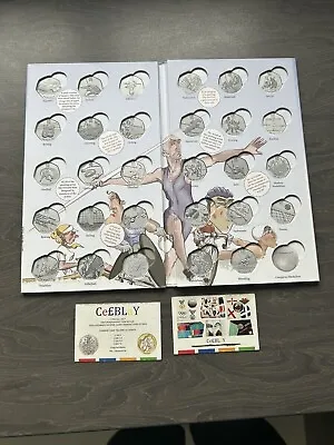 EMPTY ROYAL MINT LONDON 2012 OLYMPIC GAMES 2011 50p SPORTS COIN ALBUM • £48.95