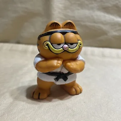 Garfield Cat PVC Figure Martial Arts Karate Vintage United Feature Syndicate • $11.60
