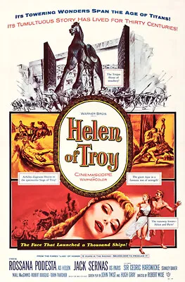 Helen Of Troy - 1956 - Movie Poster • $9.99