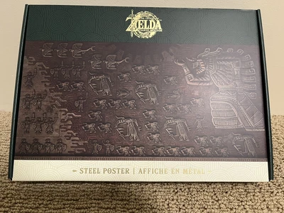 $20 • Buy Legend Of Zelda: Tears Of The Kingdom - Collector's Edition -STEEL POSTER ONLY