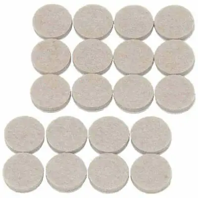 $4.90 • Buy 20x Floor Protector With Self Adhesive Round Felt Pads Stoppers Chairs 19mm 