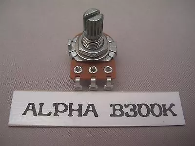 Alpha B300K Split Shaft Mini Pot Linear Taper For Guitar Amp Elect Equip Etc • $4.99