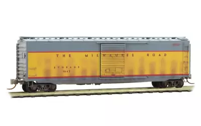 Milwaukee Road 50' Standard Boxcar Weathered Micro-Trains MTL#031 44 510 N SCALE • $34.59