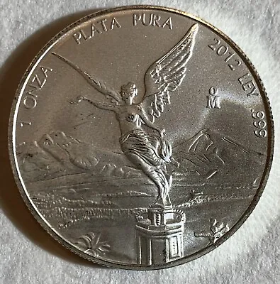 2012 Mexico 1 Oz Silver Libertad BU • $42