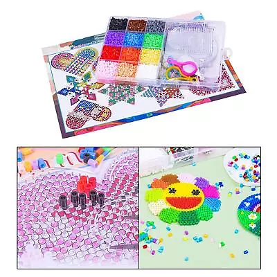 Hama Beads Colorful Toy Children Gift DIY Art Craft With Pegboards Ironing Paper • $27.50