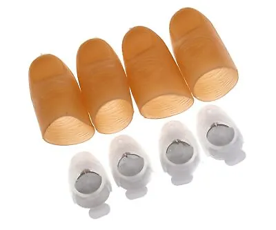 4 Pcs Magic Light Up  Thumb Props Fingers LED Trick Finger Lights • £5.86