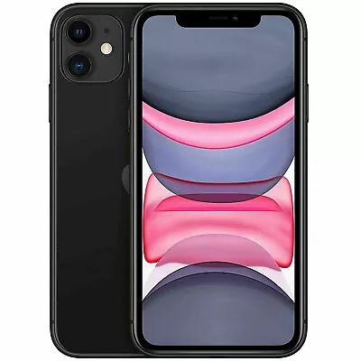 Apple IPhone 11 64GB Straight Talk Or Total By Verizon  Black Prepaid - New • $238.88