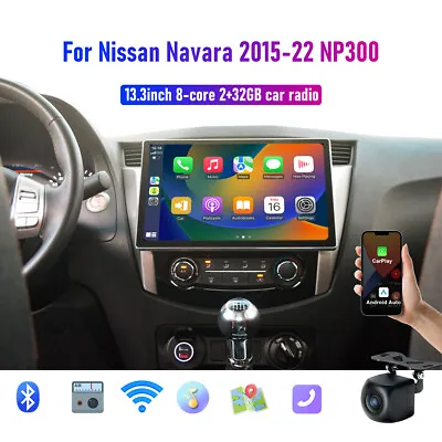 13'' Apple CarPlay Android Auto For Nissan Navara 2015-22 NP300 Head Unit Radio • $549.99