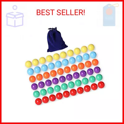 60 Pcs Game Replacement Balls For Chinese Checker 16mm Replacement Marbles Ball • $14.50