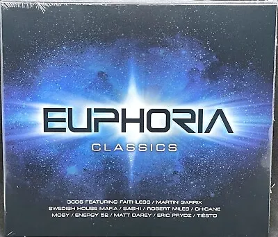 Euphoria - Classics Various Artists Triple Cd Album (2017) New / Sealed • £2.99