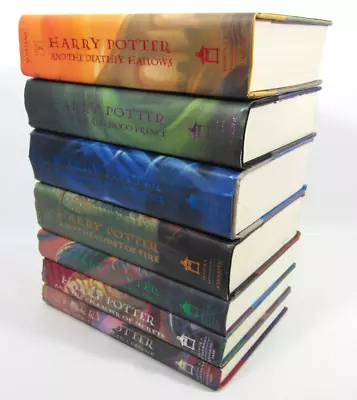 Harry Potter Hardcover Complete Set Books 1-7Rowling + Cursed Child HC & DJs • $99.99