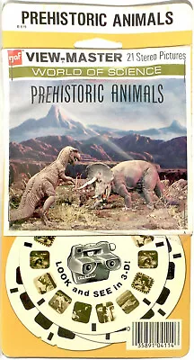 Prehistoric Animals - World Of Science - 3D View-Master 3 Reel Packet NEW SEALED • $39.99