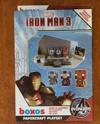 Iron Man 3 Avengers Boxos Papercraft Playset Legos Stickers Funko Buy More Save  • $5.99