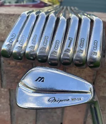 MIZUNO MP-14 9-Club Forged Iron Set (2-9PW) Dynamic Gold S300 S-Flex Steel (RH) • $349.99