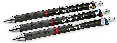 £12.51 • Buy Rotring Tikky Mechanical Pencil, Black Barrel, 3-Piece Set 801310