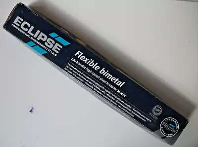 Hacksaw Blades 12 /300mm 18 TPI Flexible Bi-Metal HSS  Box Of 17 Eclipse  AA45E • £19.99