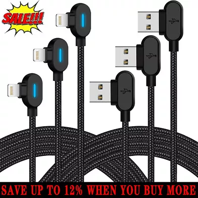 $5.90 • Buy Genuine IPhone LED Charger Fast Cable B Lead For 5 6 7 8 X XS XR 11 12 13 Max⭐