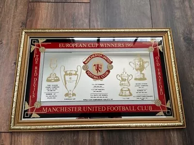 Manchester United Vintage Football Mirror • £85