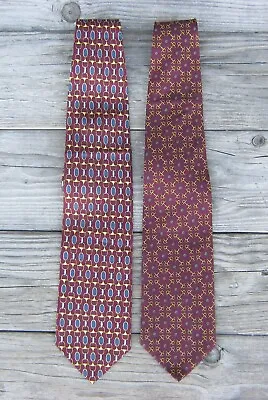 Lot Of 2 Vintage Paolo Gucci Equestrian Horse Ties • $23.96