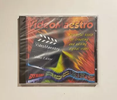 Video Maestro Video Editor (Vintage PC CD-ROM) New And Sealed! VideoMaestro • $46