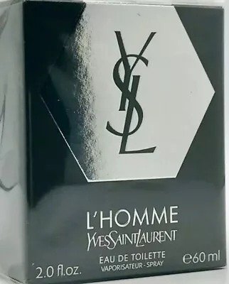 NEW Yves Saint Laurent L'Homme Eau De Toilette 2.0 Fl Oz Cologne NEW &BOX SEALED • $49.99