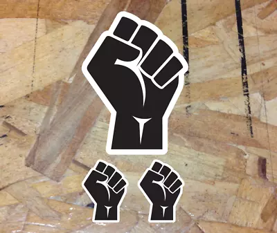 BLM Black Lives Matter Fist Black Power Strength Sticker Decal Vinyl 4  - 3for1 • $3.99