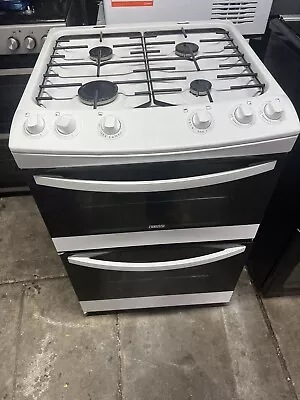 ￼ Zanussi Gas Cooker In White 60cm • £200