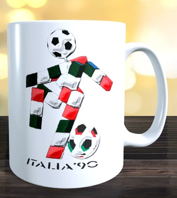 £8.45 • Buy FIFA World Cup 1990 Logo Mug (football World Cup / World Championship)