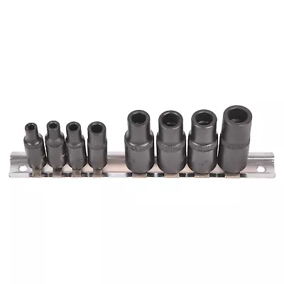 3/8 D And 1/4 D Taps Magnetic Socket Set 8pc Magnetic Hold On Socket Rail Tools • $21.26