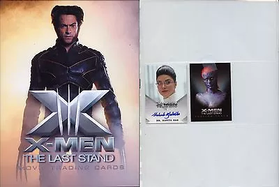 X-Men The Last Stand Movie Cards Album Binder + Shohreh Aghdashloo Autograph • $40