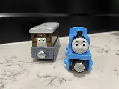 Toby & Thomas Trains Beginner Set Thomas The Tank Engine Wooden Railway Trains • $22