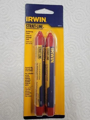 Irwin Strait-line  #666012 Red Marking Crayons • $11