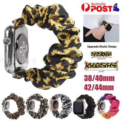 $8.61 • Buy Scrunchie Elastic 38 40 41 42 44 45mm For IWatch Watch Band Series SE 7 6 5 4 3