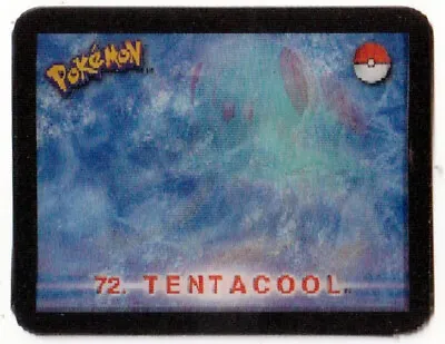 Tazo - Pokemon Stadium Action 3D #23 Tentacool Tentacruel *T028* • $4