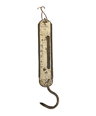 Vintage Antique Hanson Scale Co. Viking Jr No.8905 Hanging Scale 50lb Chicago • $8.49