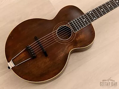 1918 Gibson L-1 Round Soundhole Vintage Carved Top Archtop Acoustic Guitar • $3599.99