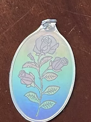 10 Gram .999 Silver  Vintage Hologram Rose Pendant - PAMP Suisse • $249.95