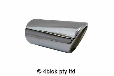 Holden Commodore VE Exhaust Tip Chrome Angled End 150mm Long 60mm Inside NOS M • $60.35