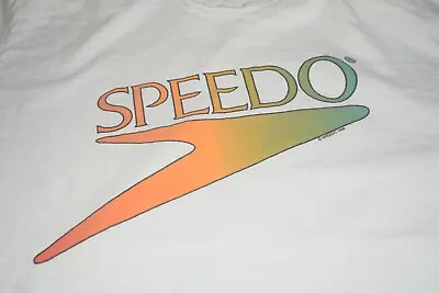 VTG Speedo Shirt Adult XL Short Sleeve 90s 1996 Volleyball Single Stitch • $9.68