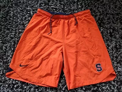 Syracuse Orange Nike Dri Fit Athletic Shorts XL Orange Blue • $20