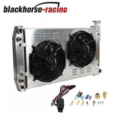 For 88-99 Chevy Truck GMC C/K C1500 C2500 C3500 3Row Radiator+Shroud Fan Kit 622 • $219.99