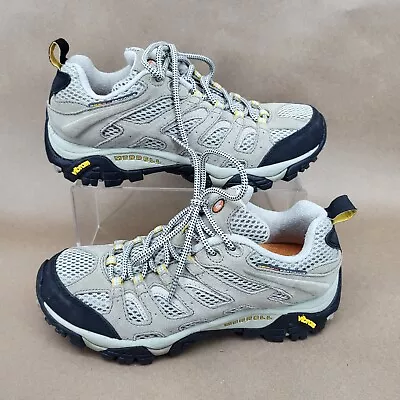 Merrell Shoes Womens 7.5 Moab Ventilator Hiking Shoes Taupe Low J86612 • $36