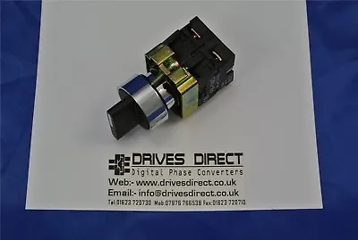 2 Position 2 Way Switch 22mm Panel Control Lathe Inverter Drill Saw • £14.95